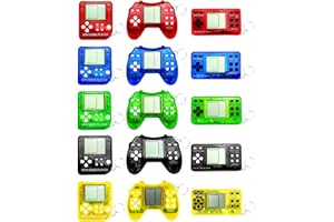 MEZHOBBY 15Pcs Video Game Party Favors for Kids, Arcade Video Game Keychain Video Game Party Supplies Party Favors Classroom Prizes Birthday Gifts Fidget Toys for Boys and Girls Easter Stuffing