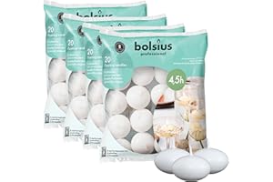 BOLSIUS Unscented 1.75'' Floating Candles – Cute and Elegant Burning Candles – Candles with Nice and Smooth Flame - Party Acc