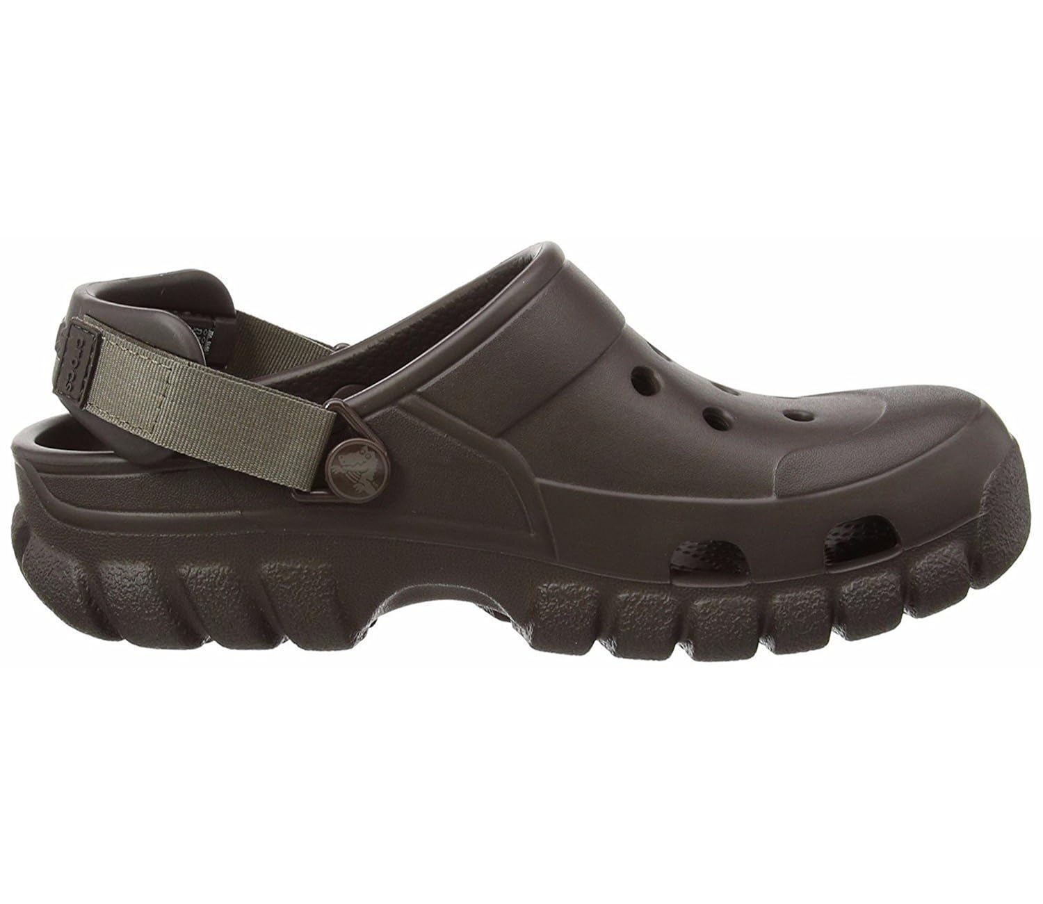 crocs unisex espresso walnut rubber clogs (crocs_887350746341) -m12