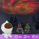 Joyreal Sensory Lights Toy Set Astronaut Galaxy Projector 4pcs with Remote view 5