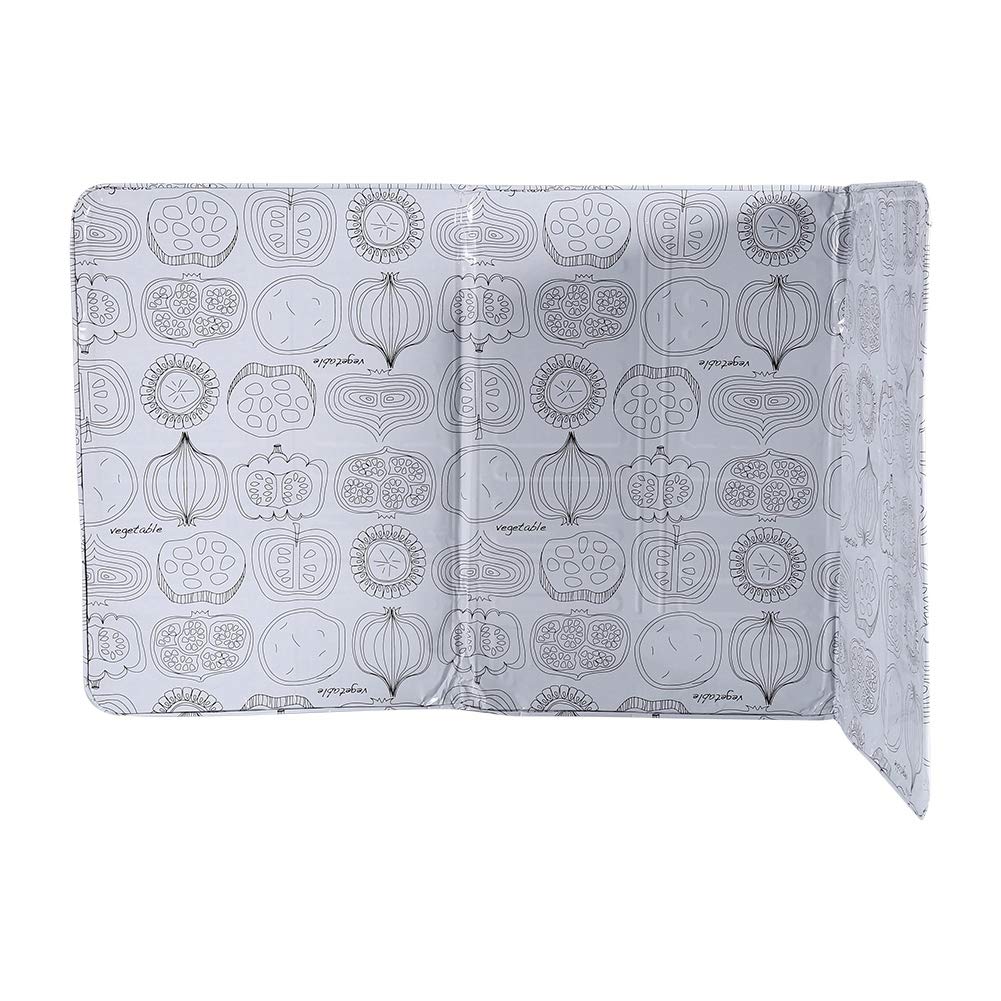 Stove Splatter Guard for Cooking,Portable Splatter Guard Splatter Shield for Cooking 15.4 x 33inch Kitchen Anti Splatter Shield Guard Oil Splatter Screen Aluminum Foil Splash Board