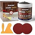 BONCART Wood Filler,Wood Putty,Ebony Wood Filler,Paintable, Stainable, Sandable. Wood Filler can Quickly Repair Holes, Cracks, Chips, Damage, and scorched Areas of Wooden Furniture.