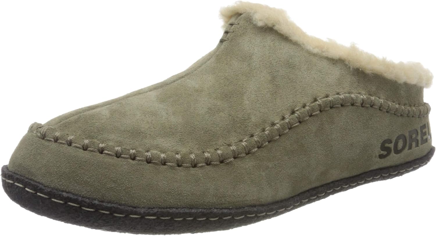  | SOREL - Men's Falcon Ridge II House Slippers with Suede Upper and Wool/Polyester Lining | Slippers