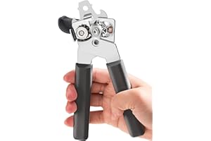 Can Opener Manual, COKORA Can Openers Hand Held with Comfort Anti-Slip Handles, Heavy Duty Stainless Steel Can Opener Smooth 