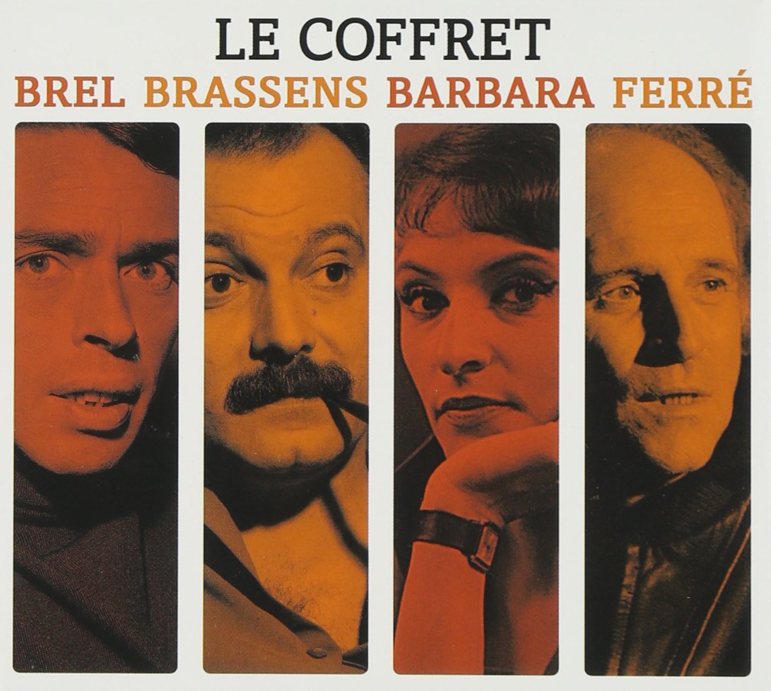 Poster De BREL, Brassens Et Léo Ferré - Format A2 42x59,4 Cm Sur Papier Épais 300gr