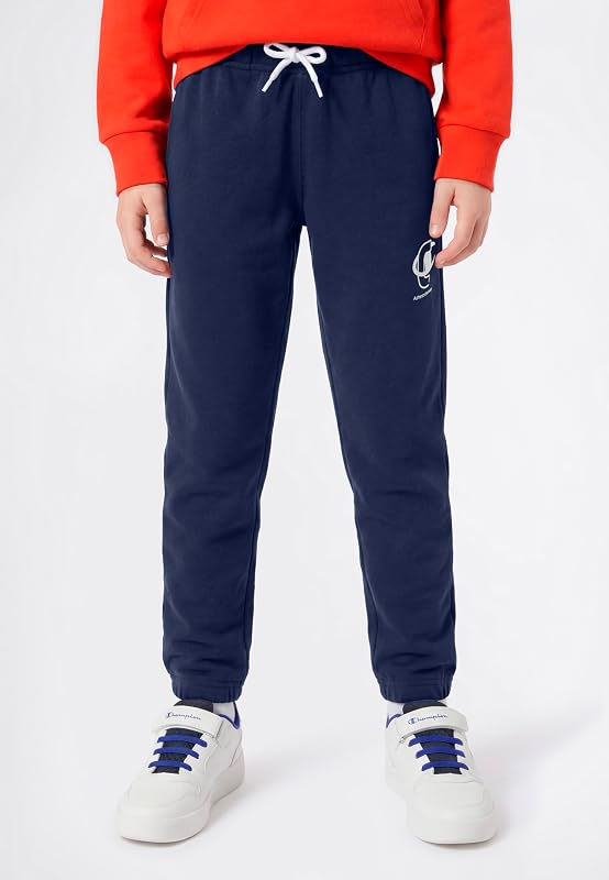 Pantaloni della Tuta da Ragazzo con Polsino Elastico Grafico, Blu (Bs561), 34-37