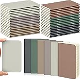 Outus 36 Pcs Pocket Notebook Mini Journal 2.5" x 4" Kraft Paper Mini Notepad Bulk Softcover Pocket Notepad Memo Diary Subject Notebooks for Student Traveler School(Dark Color, Blank Cover)