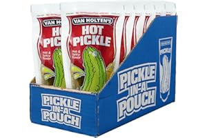 Van Holten's Pickles - Jumbo Hot Pickle-In-A-Pouch - 12 Pack