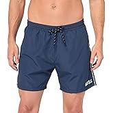 BOSS Mens Standard Medium Length Solid Swim Trunk