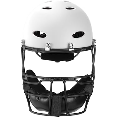 Masque Baseball Protection Masque De Protection Faciale Baseball/softball All-Star FM11EXT - Taille 12-16 Ans, Noir, Certifié NOCSAE, Neuf Protection Joueur Baseball