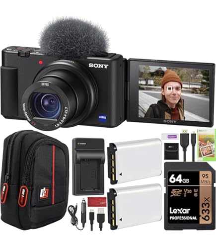 Amazon.com : Sony ZV-1 Digital Vlogging Camera Black (DCZV1/B