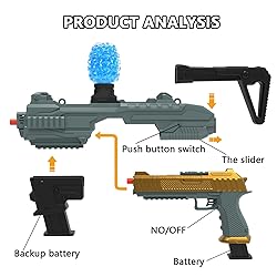 UXSIO Gel Refill Blaster, Automatic Splatter