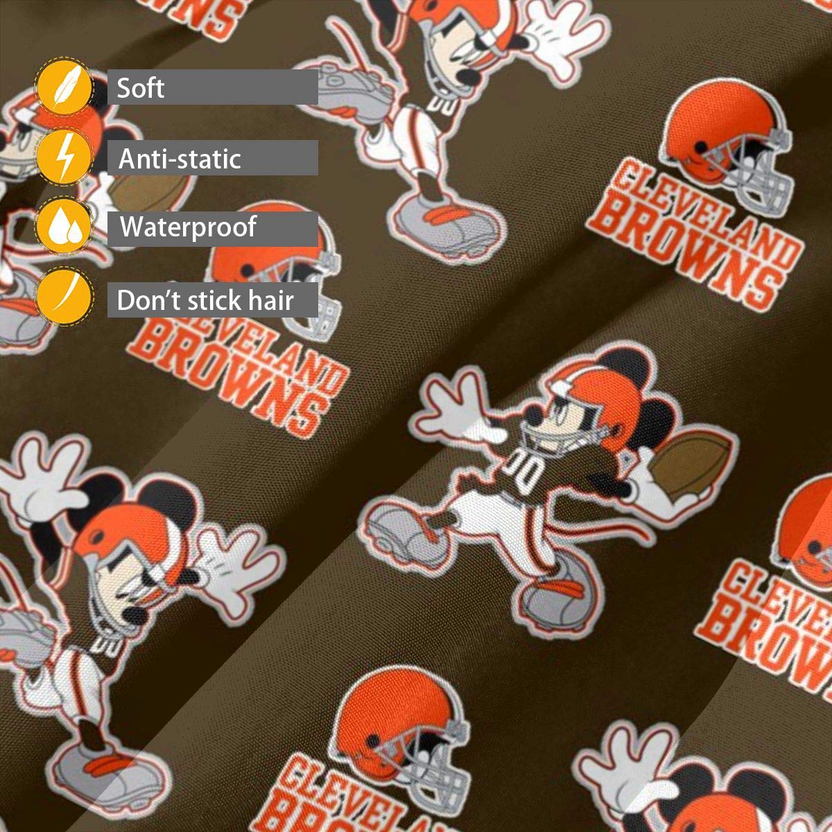Amazon Com Dalean Cleveland Browns Cartoon Portable Waterproof