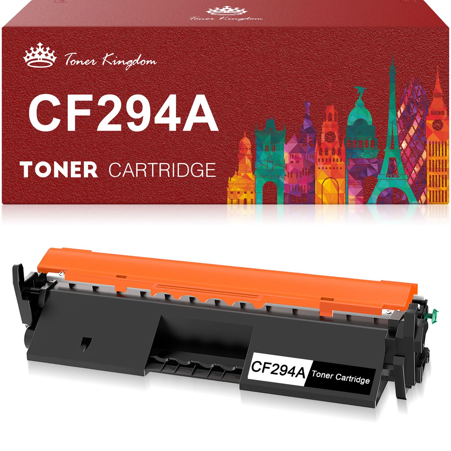 Toner Kingdom CF294A Toner Cartridge Compatible for HP 94A 94X CF294X for LaserJet Pro M118dw, LaserJet Pro M148fdw M148dw M148 M118 (Black, 1-Pack)