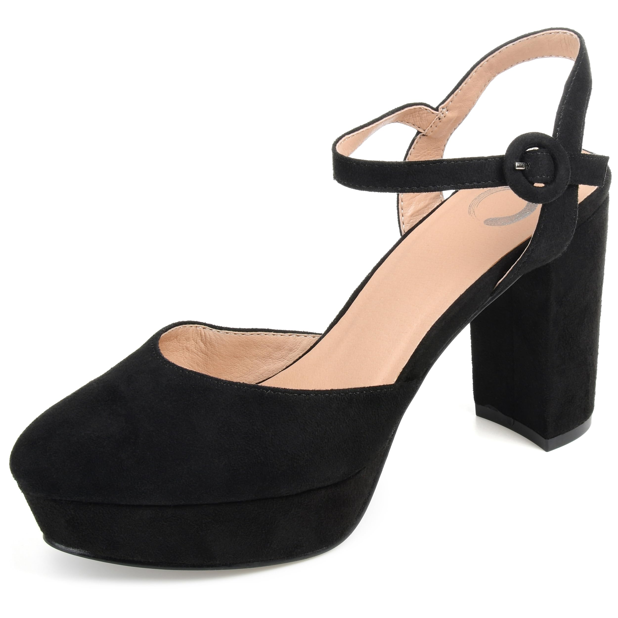 Escarpins Femme "Meleose Ave" à Talon Carré - Taille 5.5M - Noir - Neuf Avec Boîte