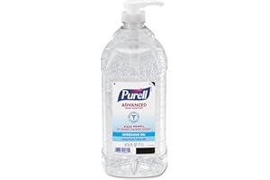 PURELL 962504CT Advanced Instant Hand Sanitizer, 2-Liter Bottle, 4 per Carton