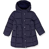 Amazon Essentials Girls and Toddlers' Long Heavyweight Hooded Puffer Jacket