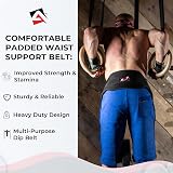 AQF Dipping Belt Weight Lifting Chain Neoprene Backed 36" Chain view 6