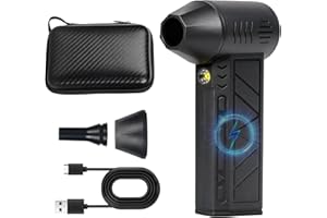 BEELIFT Snow Whiz Turbo Blower,Snow Master Turbo Blower,Snowwhiz Turbos Blowers with Led,3 Gear Adjustable Super Power Turbos Breeze Electric Blow, Mini Turbos Snows Blowers for Car,Home,Keyboard,Computer