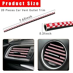 Kewucn 20 PCS Car Air Conditioner Vent Decorative