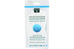Earth Therapeutics Moisturizing Hand Gloves Solid Color - White (1 Pair)