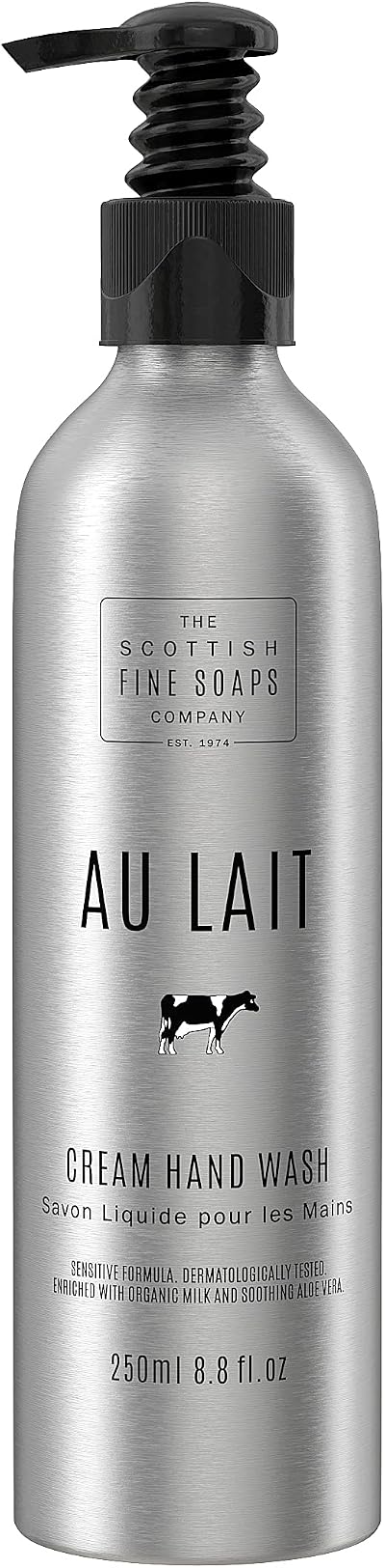Scottish Fine Soaps Au Lait Cream Hand Wash Shea Butter Almond Oil Aloe Vera