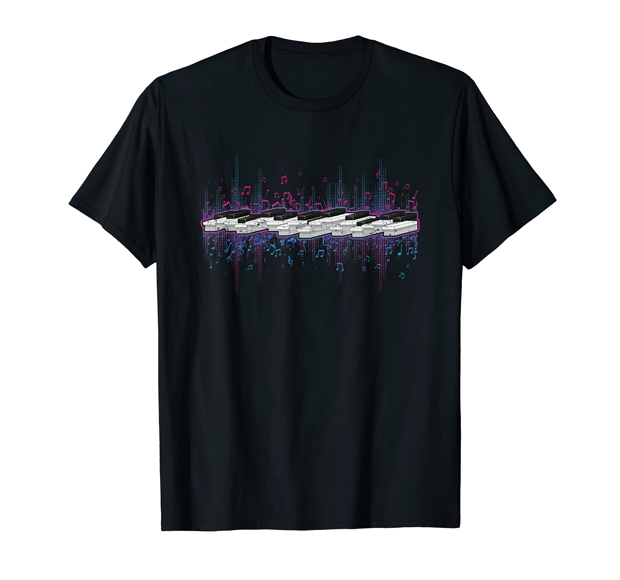 Classical Music Instrument Piano Keyboard Music Notes Piano T-Shirt