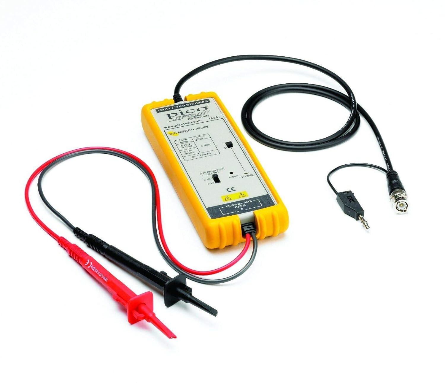 TA041 PICO TECHNOLOGY ACTIVE DIFFERENTIAL OSCILLOSCOPE PROBE X10/X100