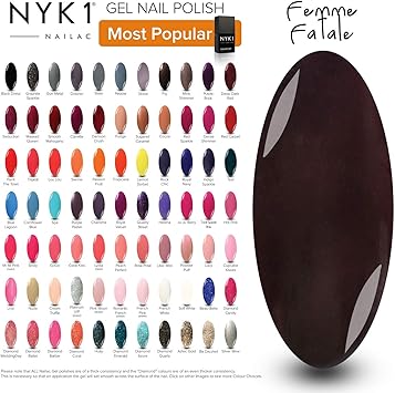 Nyk1 Vernis à Ongles Gel Polish Pour Lampe Uv O Led Shellac Nail Polish Vernis Semi Permanent De Couleur Pour Manucure Professionnel Avec Effet