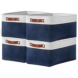 Pulnimus Storage Basket for Shelves - Large 4 Pack