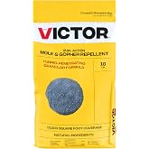 Victor Mole and Gopher Repellent, 10 lb Bag, Castor Oil Granules | Outdoor Rodent Control, Repels Moles, Gophers, Voles and Armadillos, 10,000 sq ft Coverage, M7002-2
