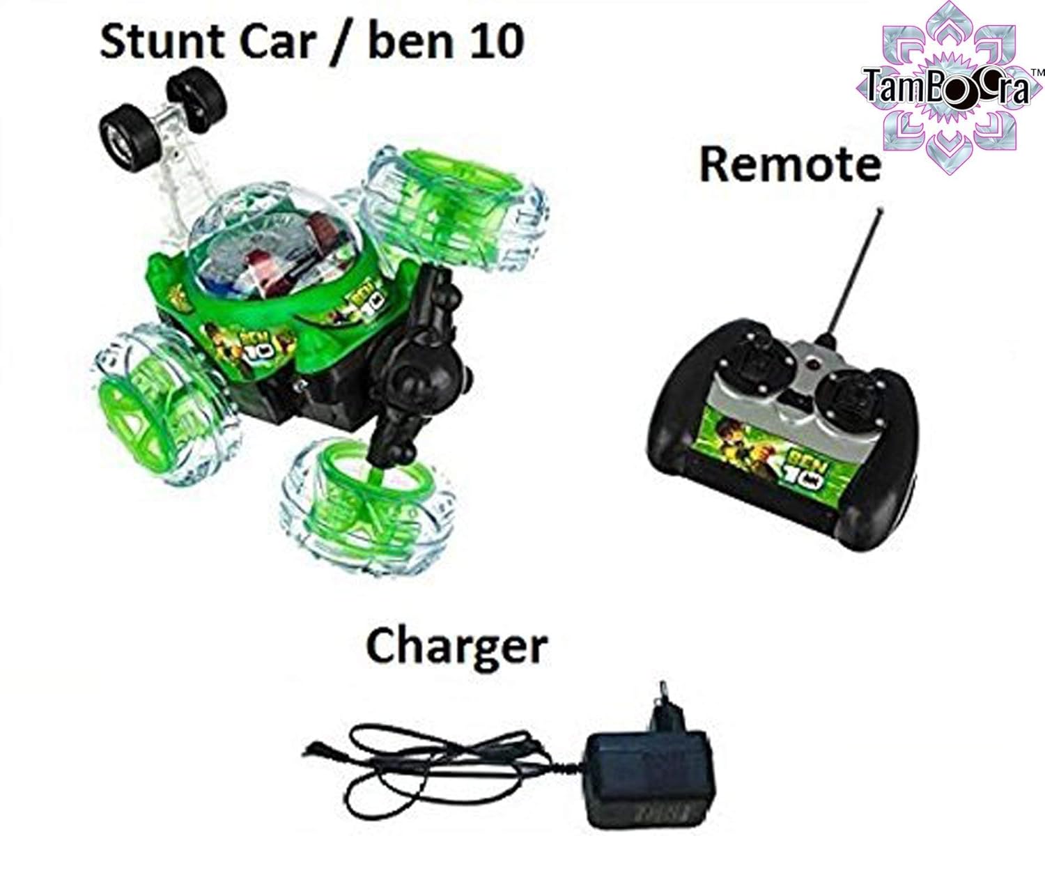ben 10 remote control car with lightning wheels