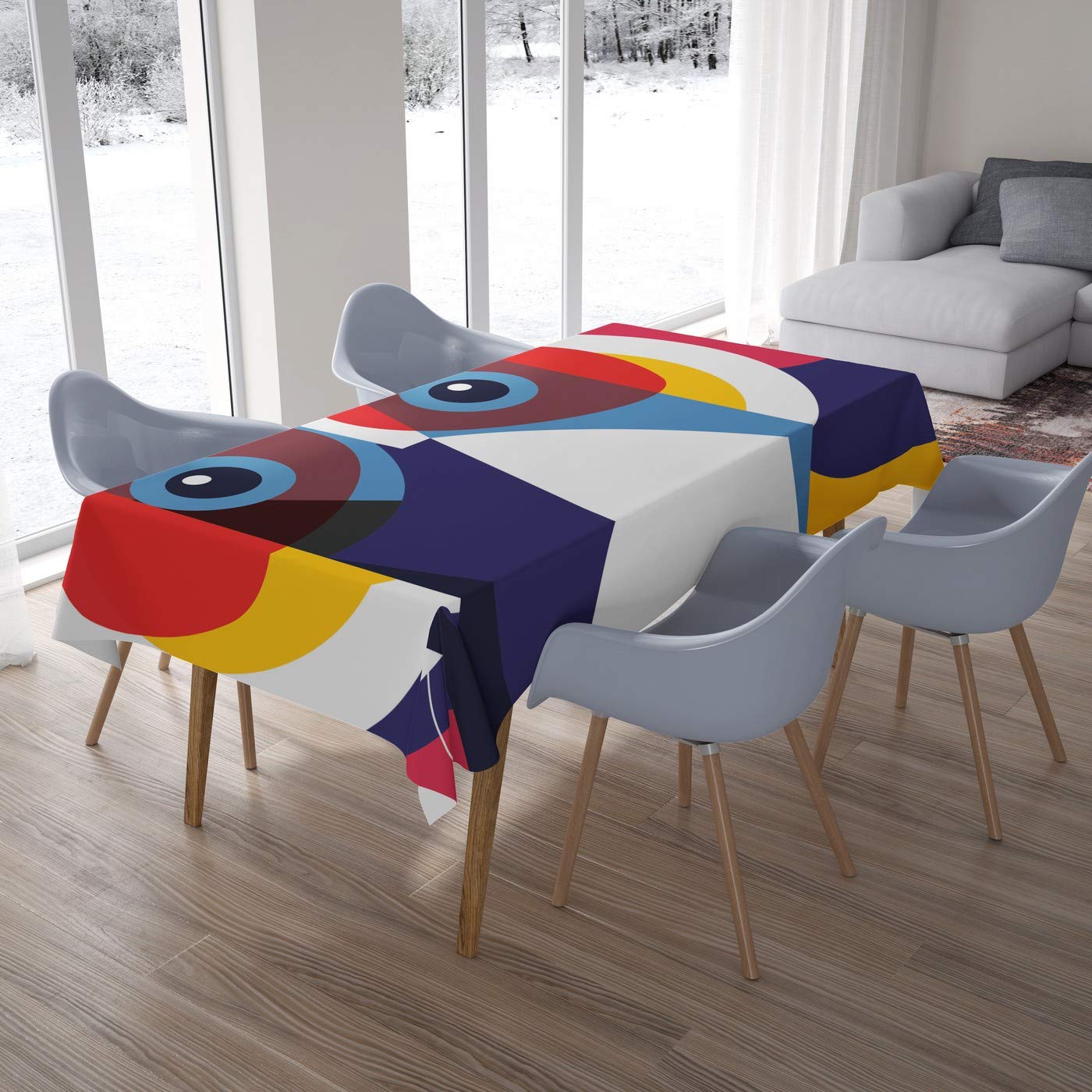 Bonamaison Kitchen Decoration, Tablecloth, 140cm x 200cm - Designed and Manufactured in Turkey