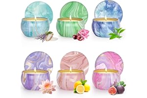 SUPERSUN Candles Gifts for Women, 6 Pack Scented Candles for for Home Scented, Natural Soy Wax Aromatherapy Candle Gift Set for Christmas, Friends Birthday, Mothers Day, Teacher Appreciation Gifts