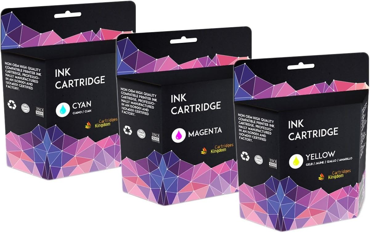 3 Colour Compatible Ink Cartridges for Epson 26XL Expression Premium XP-510, XP-520, XP-600, XP-605, XP-610, XP-615, XP-620, XP-625, XP-700, XP-710, XP-720, XP-800, XP-810, XP-820
