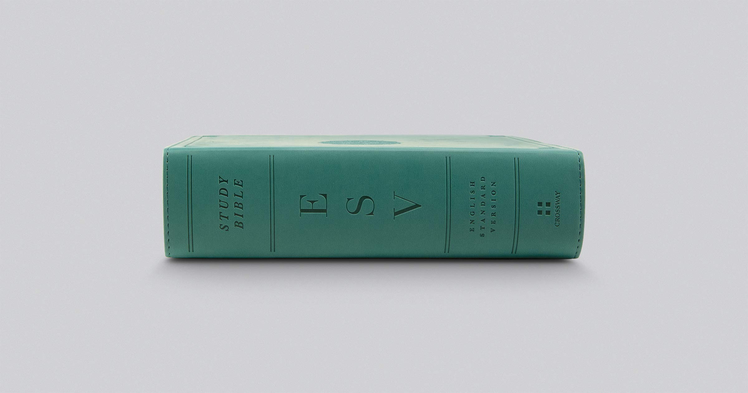 ESV Study Bible, Personal Size (TruTone, Turquoise, Emblem Design) ESV Study Bible, Personal Size (TruTone, Turquoise, Emblem Design) ESV Study Bible, Personal Size (TruTone, Turquoise, Emblem Design) Imitation Leather
