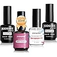 JODSONE 4 Bottles of 15 Capacities of Nail Dehydrator Nail Primer Base Top Coat Long Lasting and Easy to Apply Large Bottle