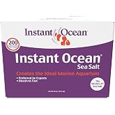 Instant Ocean Sea Salt for Marine Aquariums, 200 Gallons | Formulated For Marine Aquariums With Trace Elements for Marine Fish &amp; Invertebrates, Dissolves Fast, Maintains Ideal pH
