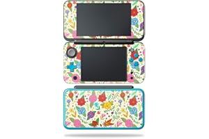 MightySkins Skin Compatible with Nintendo New 2DS XL - Flower Garden | Protective, Durable, and Unique Vinyl Decal wrap Cover