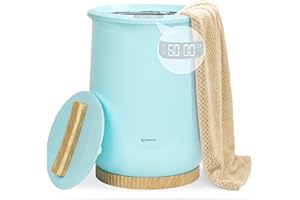 Keenray Upgraded Towel Warmer Bucket, Towel Warmer for Bathroom with 3 Heating Modes, Heat Time 30/45/60 Min Adjustable and Up to 24 Hour Delay Timer, Towel Heater for Oversize Bathrobes Blankets