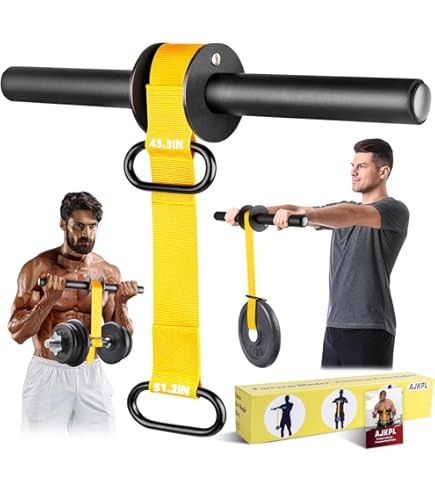 Soulchen Wooden Wrist Roller And Forearm Strengthener Forearm