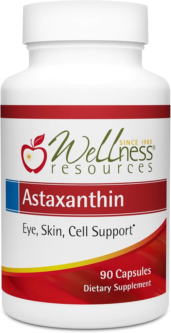 Astaxanthin 6mg 90 caps AstaReal for Eyes, Skin, Immunity