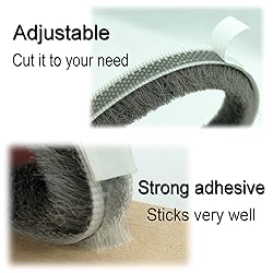 Self-Adhesive Pile Weather Stripping Seal for