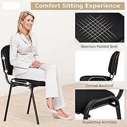 Giantex Set of 5 Conference Chair with Ergonomic