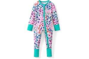 Little Sleepies Pajamas for Baby Boys & Girls, Viscose from Bamboo Baby Pajamas, Preemie & Newborn Sleepers, 2-Way Zipper PJs