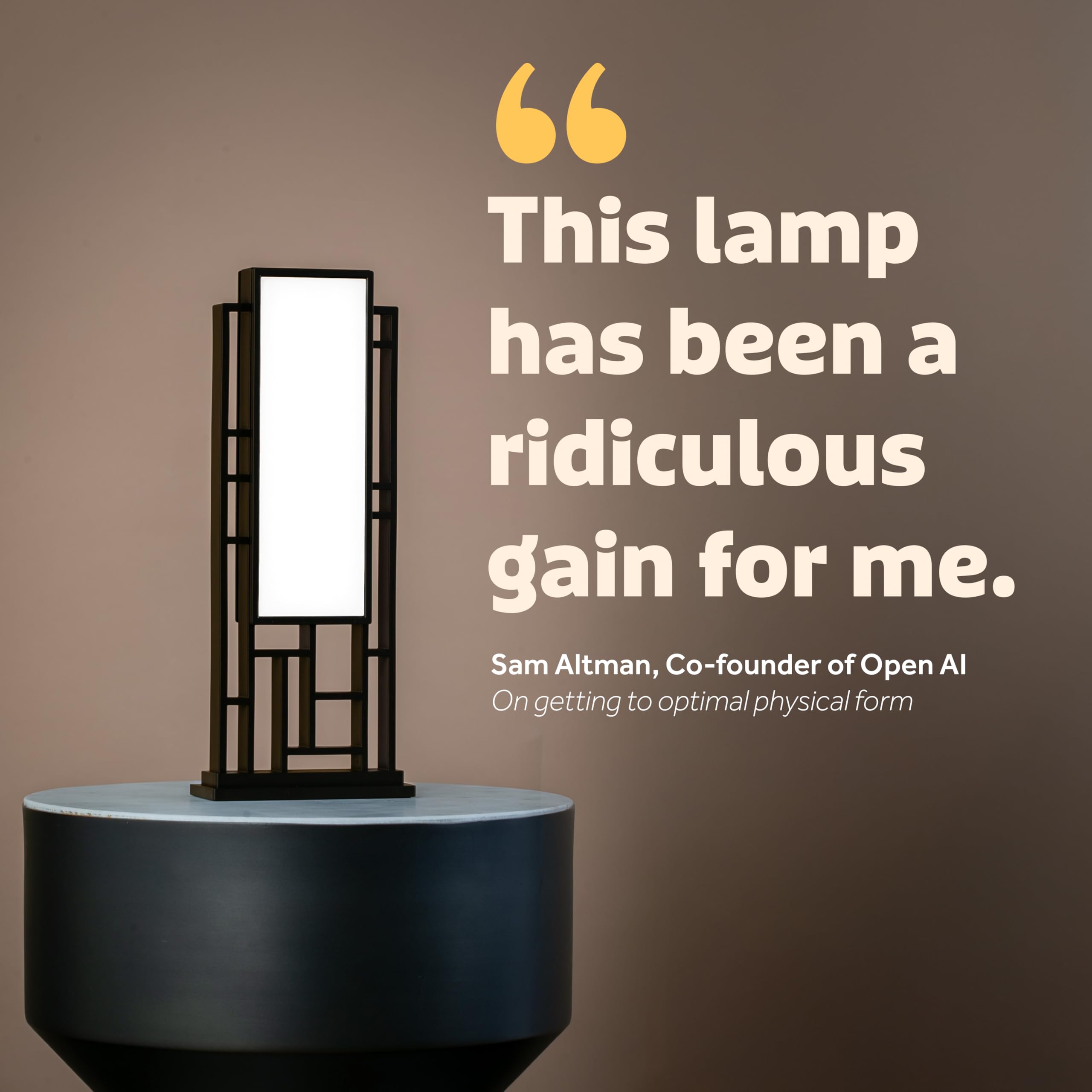 Circadian Optics Lattis Bright Light Therapy Desk Lamp | As Seen On Shark Tank | Ultra Powerful 10,000 LUX Brightness | 5500K Color Mimics Noon Day Sun | Improve Your Mood, Sleep, Energy & Focus