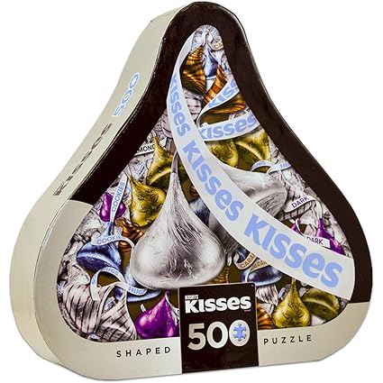 MasterPieces Shaped Kiss (Kiss) Hersheys Shaped Puzzle, 500-Piece