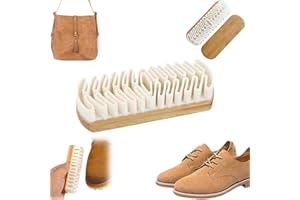 Rubber Shoe Brush,Shoe Brush Eraser,Rubber Polish Eraser with Soft Bristle Brushes for Suede Cleaner and Nubuck Brushes,Easy-