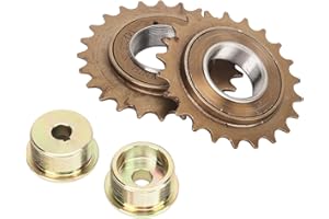 Freewheel Left Drive Adapter Set, Bike Freewheel 22T 24T Adapter Iron Freewheel Left Right Drive Freewheel Adapter, Single Sp