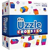 Crossico by Uzzle Games - Family Games for Children & Adults, Crossword Puzzle Word Games - A Thrilling Classic Game with a Twist, 2-4 Players, for Ages 8+